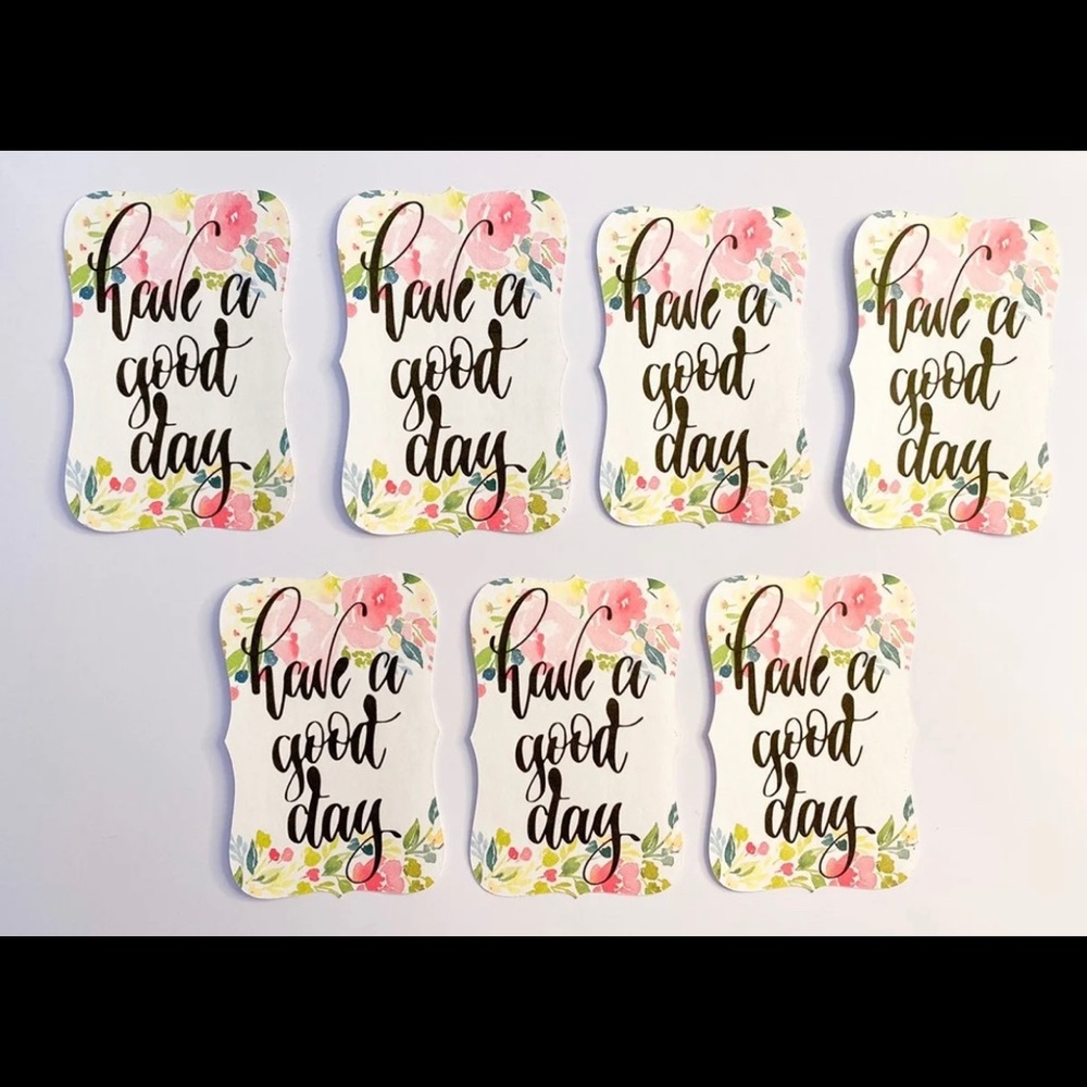 50pcs  have a good day stickers